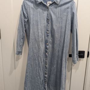 Zara denim dress